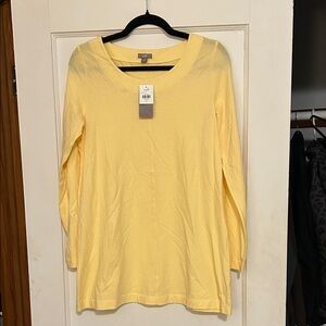 J. Jill Lemon Long Sleeve Top